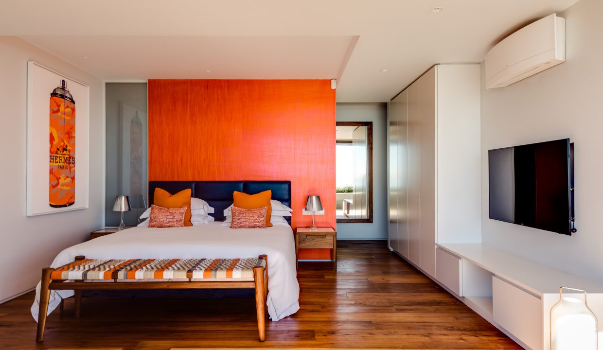 025-Orange Bedroom Interior