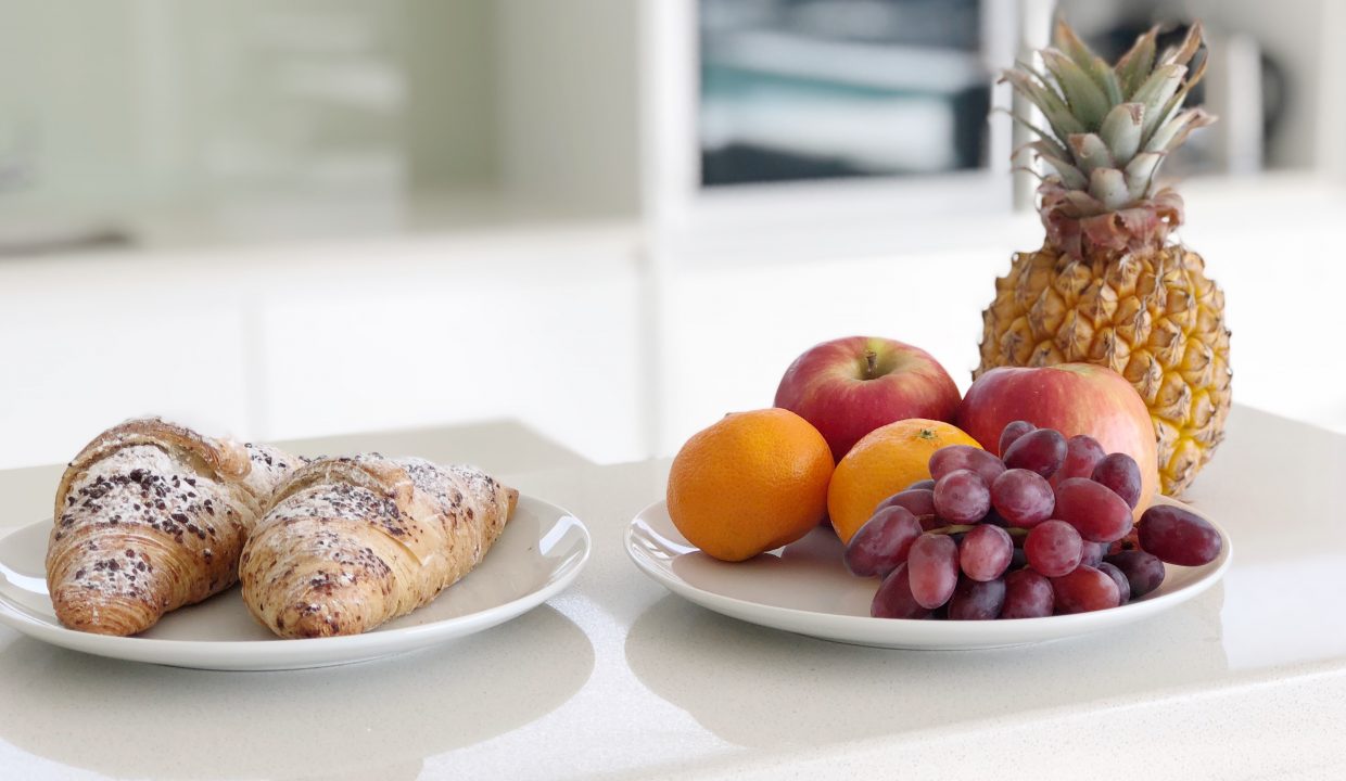 Penthouse Kitchen Detail with Fruits