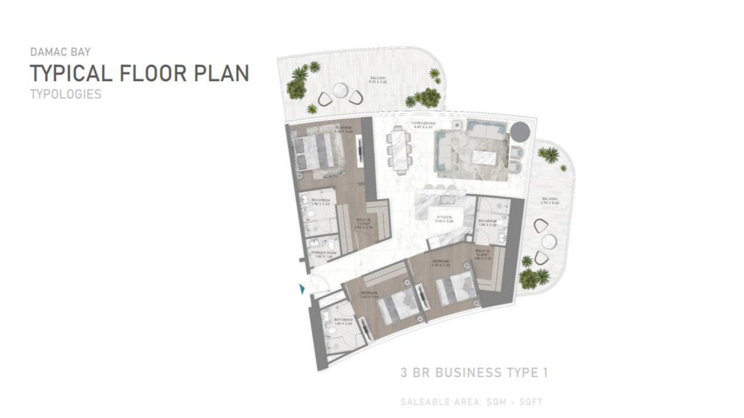 Three Bedroom Floorplan